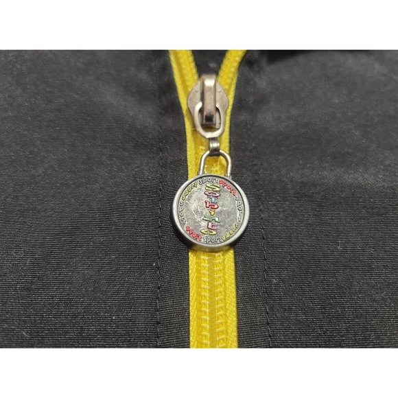 90's Solbiato Sport Vest Size XXL Yellow Black Full Zip Go-Go Aye Moe Kil Bob - Picture 2 of 10